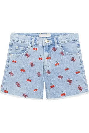 Guess Embroidered denim shorts