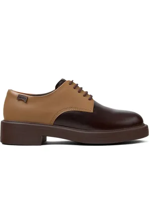 Camper Dean mismatched colour-block brogues