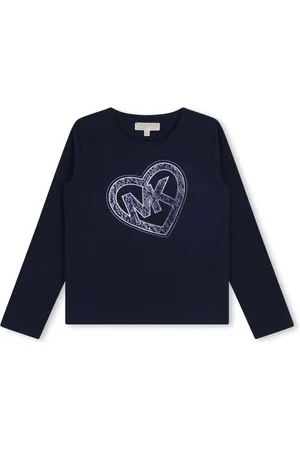 Michael Kors Logo-heart crew-neck T-shirt