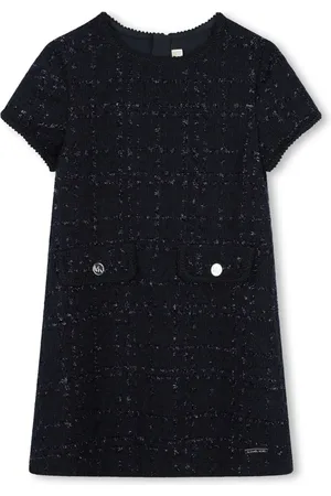 Michael Kors Short-sleeve tweed dress