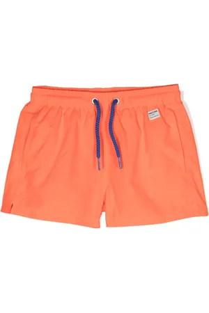 MC2 SAINT BARTH Logo-appliqu?? swim shorts