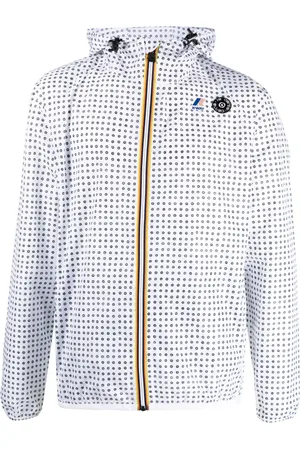 K-Way X 10 CORSO COMO polka-print zipped jacket
