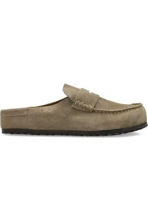 Birkenstock Naples suede clogs