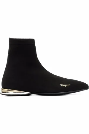 Salvatore Ferragamo Missy logo boots
