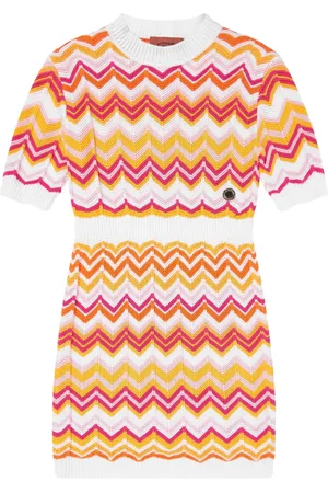 Missoni Chevron-knit dress