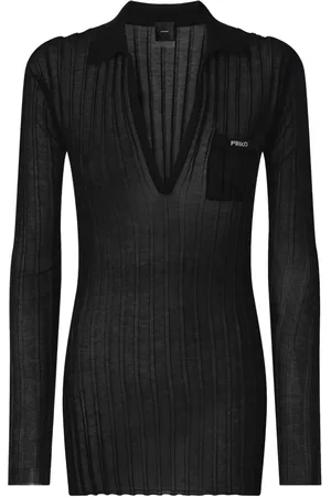 Pinko Ribbed polo top