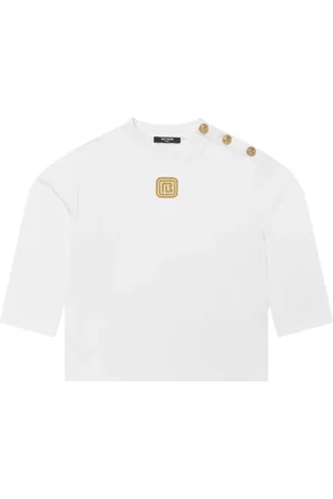 Balmain Embroidered-monogram sweatshirt