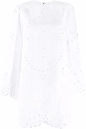 Dolce & Gabbana Embroidered-design long-sleeve dress