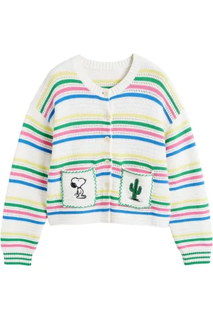 Chinti & Parker X Snoopy Peanuts Vacation cardigan