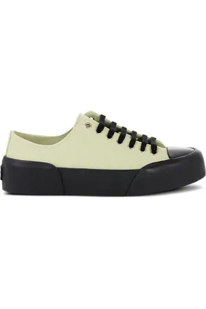 Jil Sander Lace-up canvas sneakers