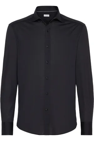 Brunello Cucinelli Silk-cotton jersey shirt
