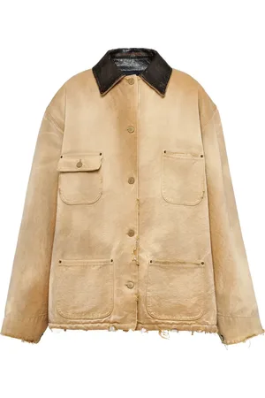 Prada Distressed canvas jacket