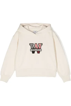 Woolrich Logo-patch fleece hoodie