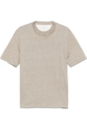 Brunello Cucinelli M??lange-effect T-shirt