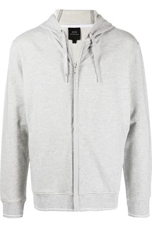 Armani Exchange Logo-print zip-up hoodie