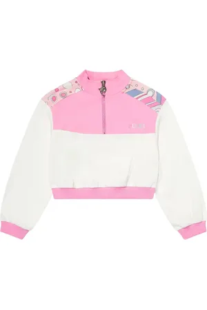 PUCCI Junior Panelled-design sweatshirt