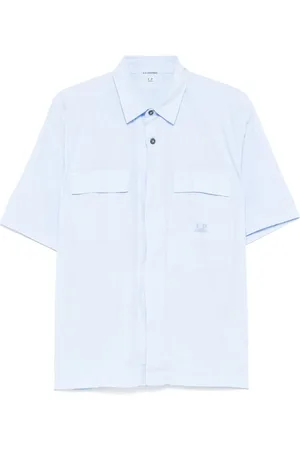 C.P. Company Logo-embroidered shirt