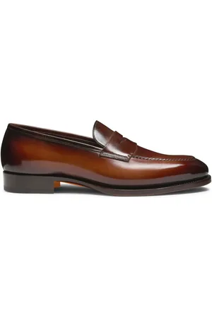 santoni Leather loafers