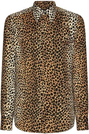 Dolce & Gabbana Leopard-print long-sleeve shirt
