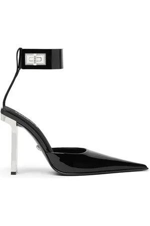VERSACE 105mm Slice slingback pumps