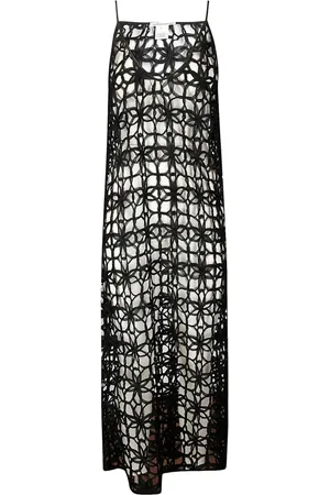 STEFANO MORTARI Crochet midi dress
