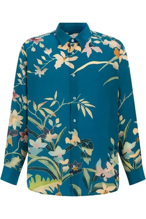 Etro Long-sleeve floral-print shirt
