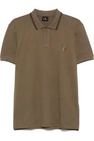 Paul Smith Broad Stripe Zebra-embroidery polo shirt