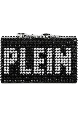 Philipp Plein Crystal-embellished clutch bag