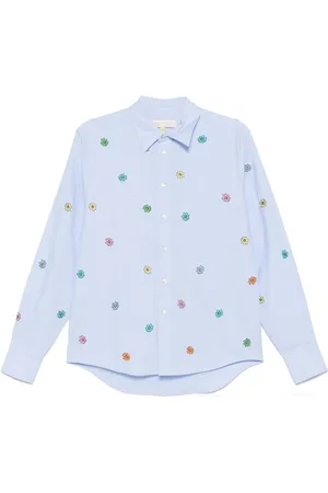 MIRA MIKATI Floral-embroidered shirt