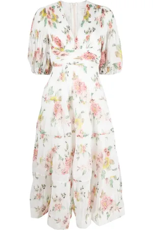 ZIMMERMANN Pleated midi dress