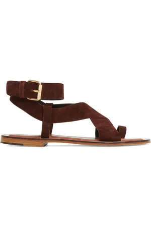 Mansur Gavriel Suede flat sandals