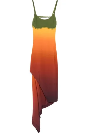 MONSE Back cut-out ombr?? jersey dress