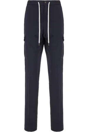 PT Torino Drawstring-waist cargo trousers