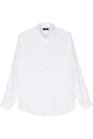 THEORY Irving linen shirt