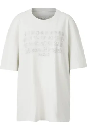 Maison Margiela Numbers-embroidered T-shirt