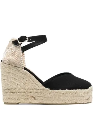 CASTA Buckle-fastening platform espadrilles