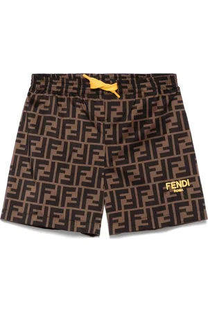 Fendi FF-motif swim shorts