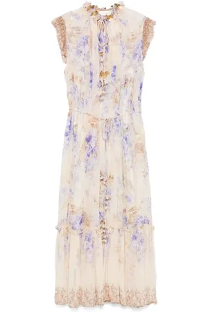 ZIMMERMANN Dawning Flutter midi dress