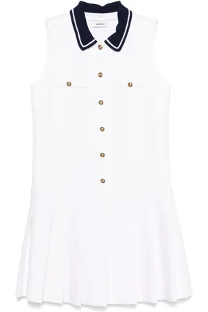 Sandro Pleated mini dress
