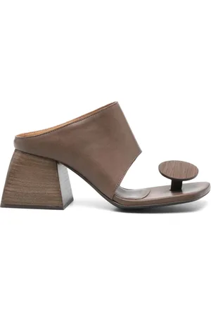 UMA WANG 70mm Stone mules