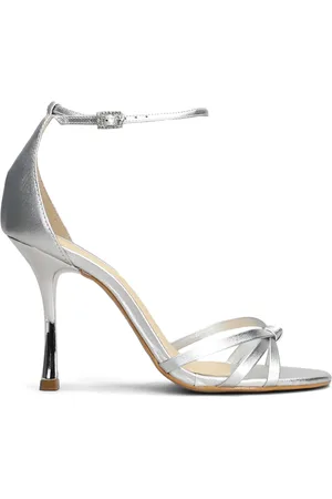 Werner 100mm metallic-effect sandals