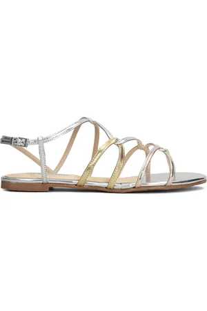 Werner Metallic-effect sandals