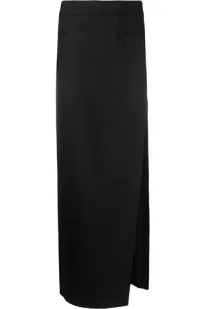 GENNY Side-slit maxi skirt