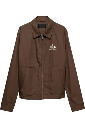 Prada Logo-embroidered jacket