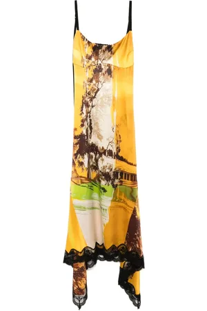 MONSE Printed slip dress