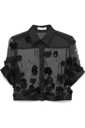 Viktor & Rolf Sequin-embellished cropped shirt