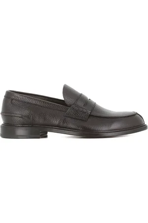 TASSINARI Textured leather loafers