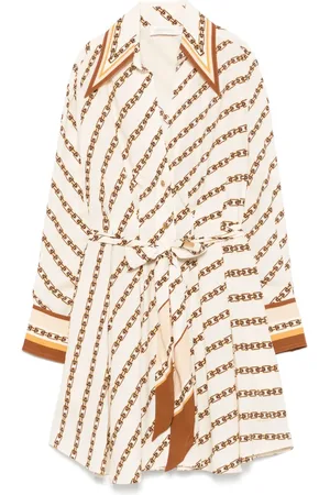ZIMMERMANN Tuck shirt mini dress