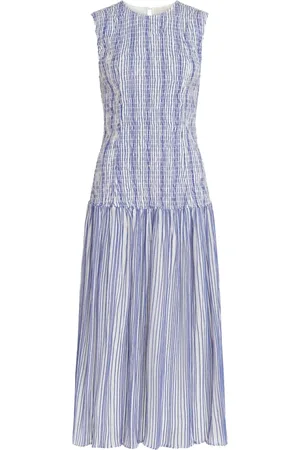 Marie Oliver Porter smocked midi dress