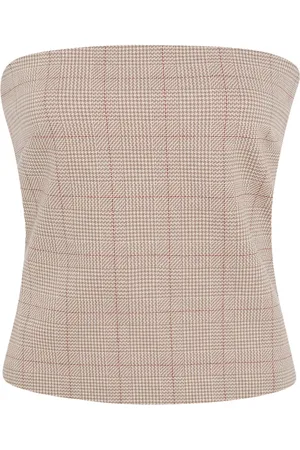 ROSETTA GETTY Checked top